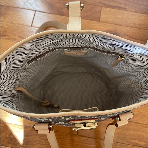 Dooney and Bourke Classic Hobo Monogram Bucket Bag - Picture 5 of 12